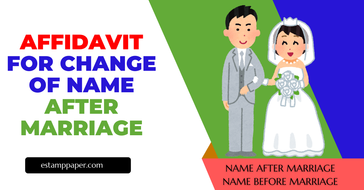 Affidavit Format For Name Change After Marriage